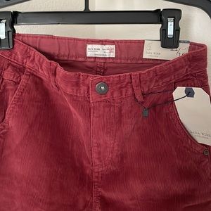 Zara Boys Collection Velvet pants Size 11-12. Slim with adjustable waist band